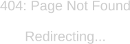 404: Page Not Found  Redirecting...